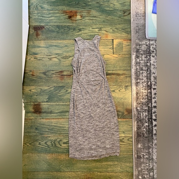 American Eagle Outfitters grey heather cut out dress size S - Picture 3 of 4